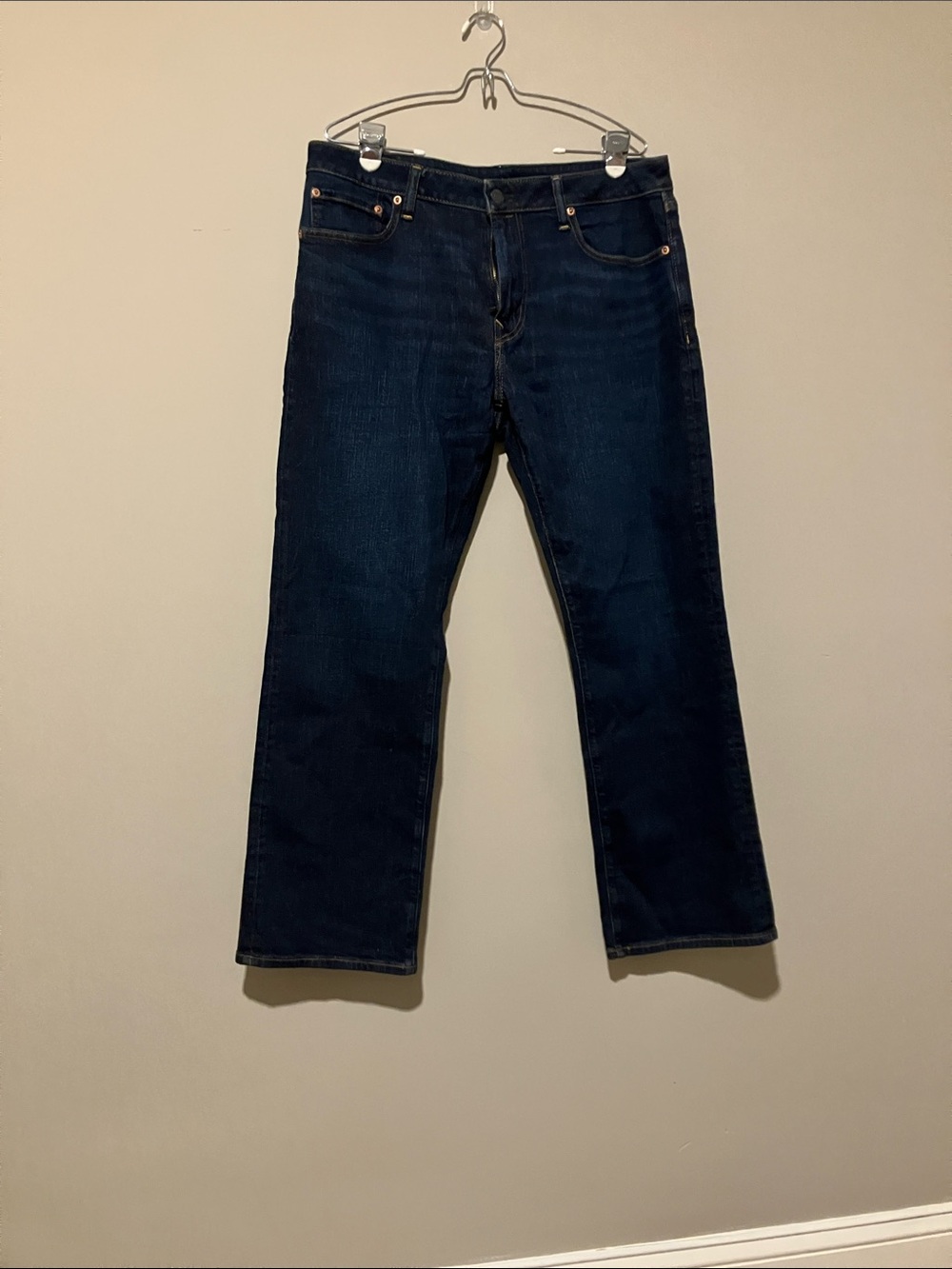 American Eagle Outfitters Dark Blue Straight Jeans